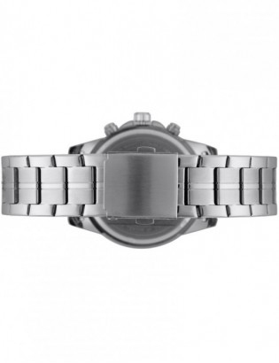 Zegarek męski na bransolecie duży solidny chronograf datownik srebrny Beltimore BT04 - zdjęcie 10