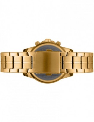 Zegarek męski na bransolecie duży solidny chronograf datownik złoty Beltimore BT04 - zdjęcie 7
