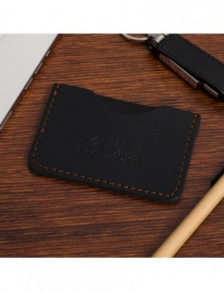 Etui na Karty Skórzane Slim Beltimore Wizytownik czarne G57 - zdjęcie 3