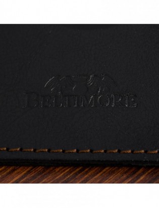Etui na Karty Skórzane Slim Beltimore Wizytownik czarne G57 - zdjęcie 5