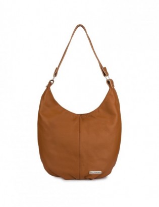 Torebka Damska Shopper Skóra Naturalna Miękka Beltimore Camel 938 - zdjęcie 1