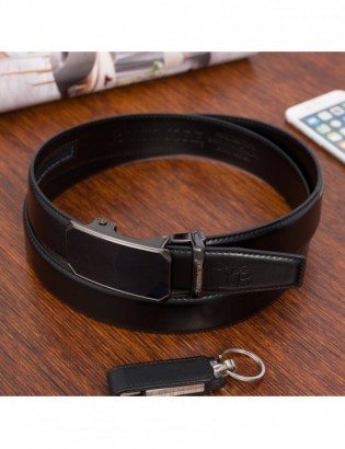 Zestaw męski skórzany czarny elegancki Beltimore portfel pasek Z56 - zdjęcie 15