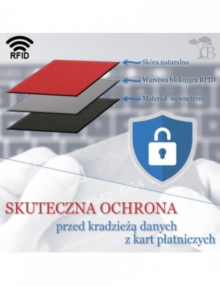 Portfel męski skórzany klasyczny czarny licowy pionowy PREMIUM Beltimore P13 - zdjęcie 11