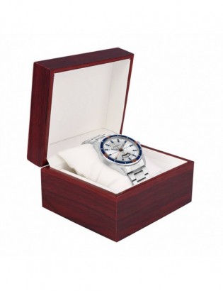 Zegarek męski bransoleta duży solidny z datownikiem marines premium Beltimore BT03 - zdjęcie 5