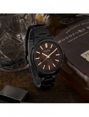 Zegarek męski bransoleta duży solidny czarny glob premium Beltimore BT01 - zdjęcie 3
