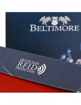 Męski portfel skórzany klasyczny RFiD czarny Beltimore U92 - zdjęcie 11