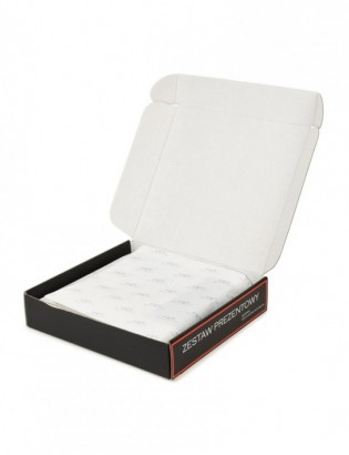 Zestaw męski skórzany portfel pionowy rękawiczki czarne Beltimore T91 - zdjęcie 15