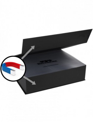 Zestaw prezentowy damski skórzany pasek portfel pudełko premium czarny Beltimore Z13 - zdjęcie 11