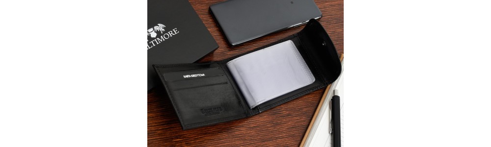Etui na wizytówki karty dokumenty skórzane eleganckie- Sklep Beltimore